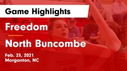 Freedom  vs North Buncombe  Game Highlights - Feb. 23, 2021
