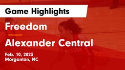 Freedom  vs Alexander Central  Game Highlights - Feb. 10, 2023