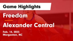 Freedom  vs Alexander Central  Game Highlights - Feb. 14, 2023