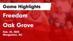 Freedom  vs Oak Grove  Game Highlights - Feb. 25, 2023