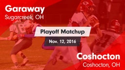 Matchup: Garaway  vs. Coshocton  2016