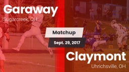 Matchup: Garaway  vs. Claymont  2017