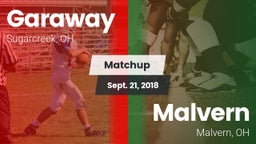 Matchup: Garaway  vs. Malvern  2018