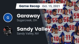 Recap: Garaway  vs. Sandy Valley  2021