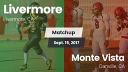 Matchup: Livermore High vs. Monte Vista  2017