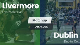 Matchup: Livermore High vs. Dublin  2017