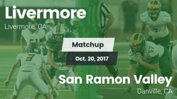 Matchup: Livermore High vs. San Ramon Valley  2017