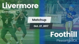Matchup: Livermore High vs. Foothill  2017