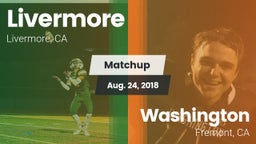 Matchup: Livermore High vs. Washington  2018