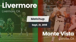 Matchup: Livermore High vs. Monte Vista  2018