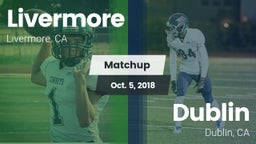 Matchup: Livermore High vs. Dublin  2018