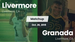 Matchup: Livermore High vs. Granada  2018