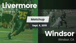 Matchup: Livermore High vs. Windsor  2019