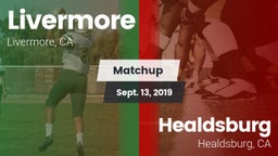 Matchup: Livermore High vs. Healdsburg  2019