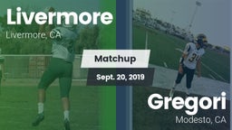 Matchup: Livermore High vs. Gregori  2019