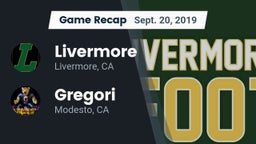 Recap: Livermore  vs. Gregori  2019