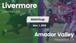 Matchup: Livermore High vs. Amador Valley  2019
