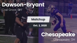 Matchup: Dawson-Bryant High vs. Chesapeake  2020