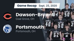 Recap: Dawson-Bryant  vs. Portsmouth  2020
