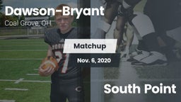 Matchup: Dawson-Bryant High vs. South Point 2020