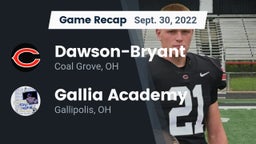 Recap: Dawson-Bryant  vs. Gallia Academy 2022