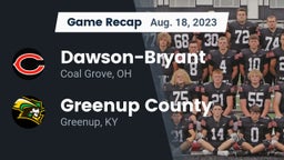 Recap: Dawson-Bryant  vs. Greenup County  2023