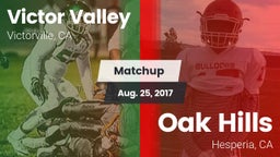 Matchup: Victor Valley High vs. Oak Hills  2017