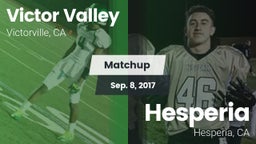 Matchup: Victor Valley High vs. Hesperia  2017