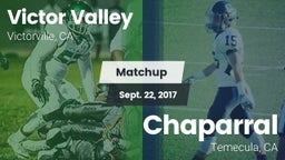 Matchup: Victor Valley High vs. Chaparral  2017