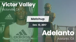 Matchup: Victor Valley High vs. Adelanto  2017