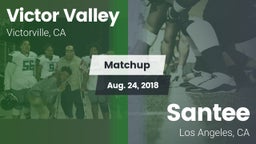 Matchup: Victor Valley High vs. Santee  2018