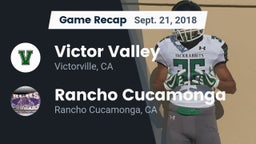 Recap: Victor Valley  vs. Rancho Cucamonga  2018