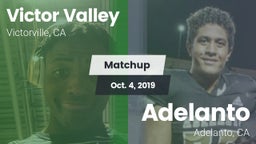 Matchup: Victor Valley High vs. Adelanto  2019