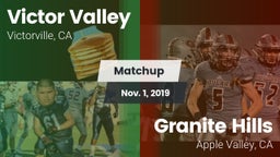 Matchup: Victor Valley High vs. Granite Hills  2019