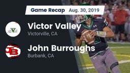 Recap: Victor Valley  vs. John Burroughs  2019