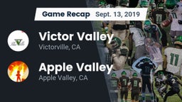 Recap: Victor Valley  vs. Apple Valley  2019