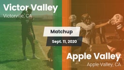 Matchup: Victor Valley High vs. Apple Valley  2020