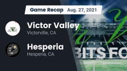 Recap: Victor Valley  vs. Hesperia  2021