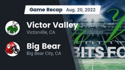 Recap: Victor Valley  vs. Big Bear  2022
