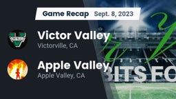 Recap: Victor Valley  vs. Apple Valley  2023