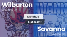 Matchup: Wilburton High vs. Savanna  2017