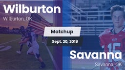 Matchup: Wilburton High vs. Savanna  2019