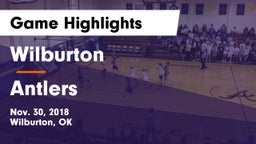Wilburton  vs Antlers  Game Highlights - Nov. 30, 2018
