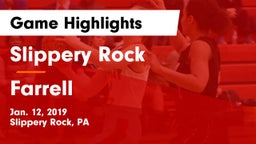 Slippery Rock  vs Farrell  Game Highlights - Jan. 12, 2019