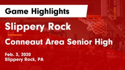 Slippery Rock  vs Conneaut Area Senior High Game Highlights - Feb. 3, 2020