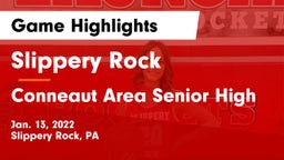 Slippery Rock  vs Conneaut Area Senior High Game Highlights - Jan. 13, 2022