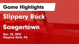 Slippery Rock  vs Saegertown  Game Highlights - Dec. 28, 2023