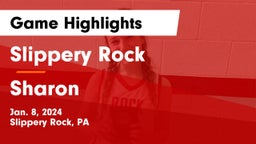 Slippery Rock  vs Sharon  Game Highlights - Jan. 8, 2024