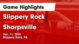 Slippery Rock  vs Sharpsville  Game Highlights - Jan. 11, 2024