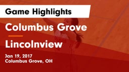 Columbus Grove  vs Lincolnview  Game Highlights - Jan 19, 2017